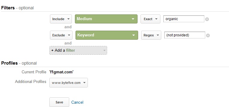 Set Filters in Google Analytics