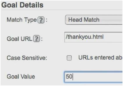 Goal Value in Google Analytics