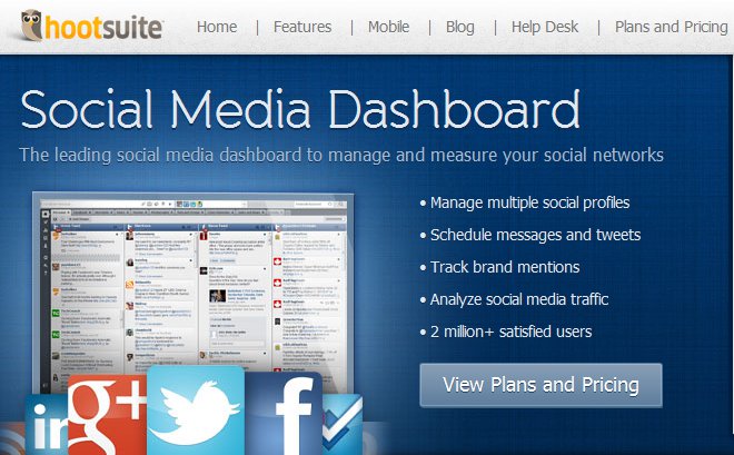 HootSuite Dashboard