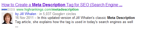 Managing Expectation with Search Results Meta Description