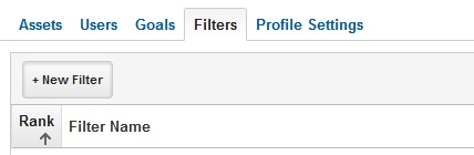 Create Filters Google Analytics